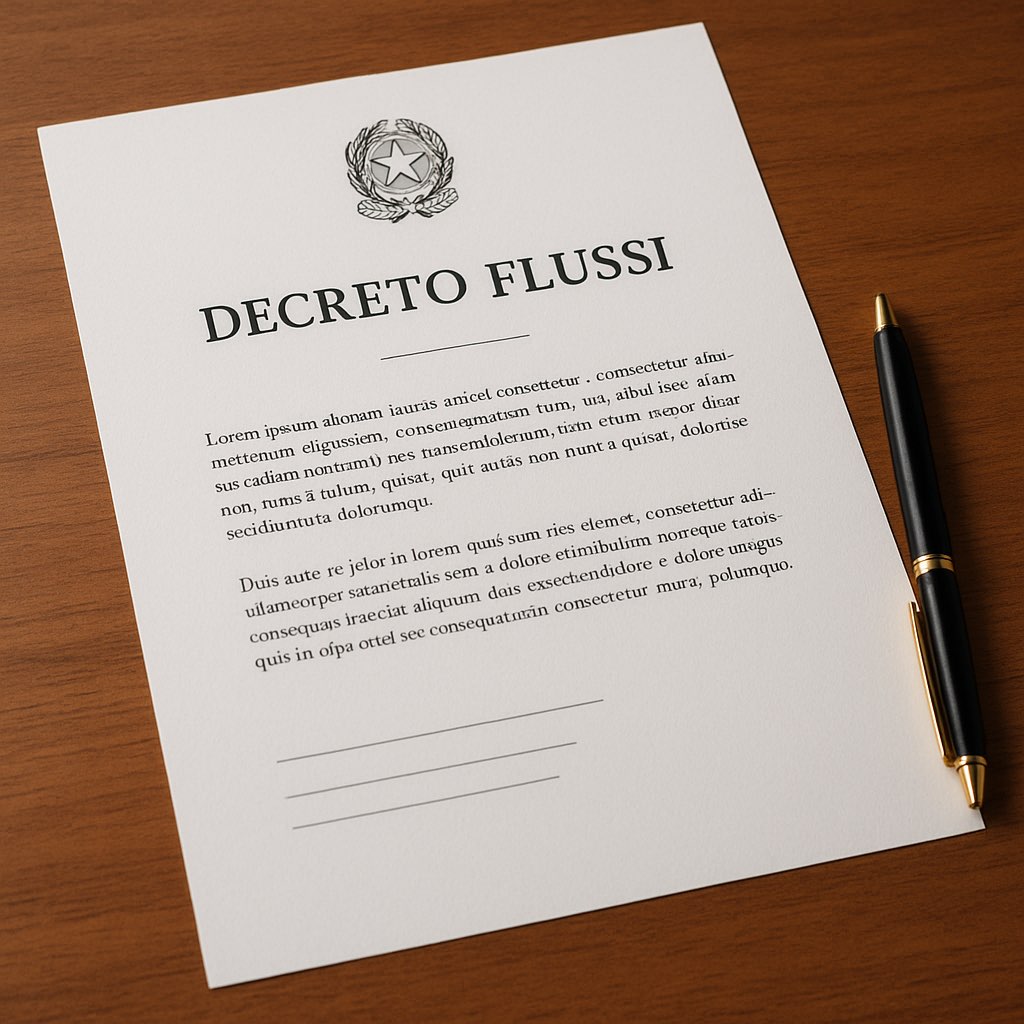 Decreto Flussi timeline concept
