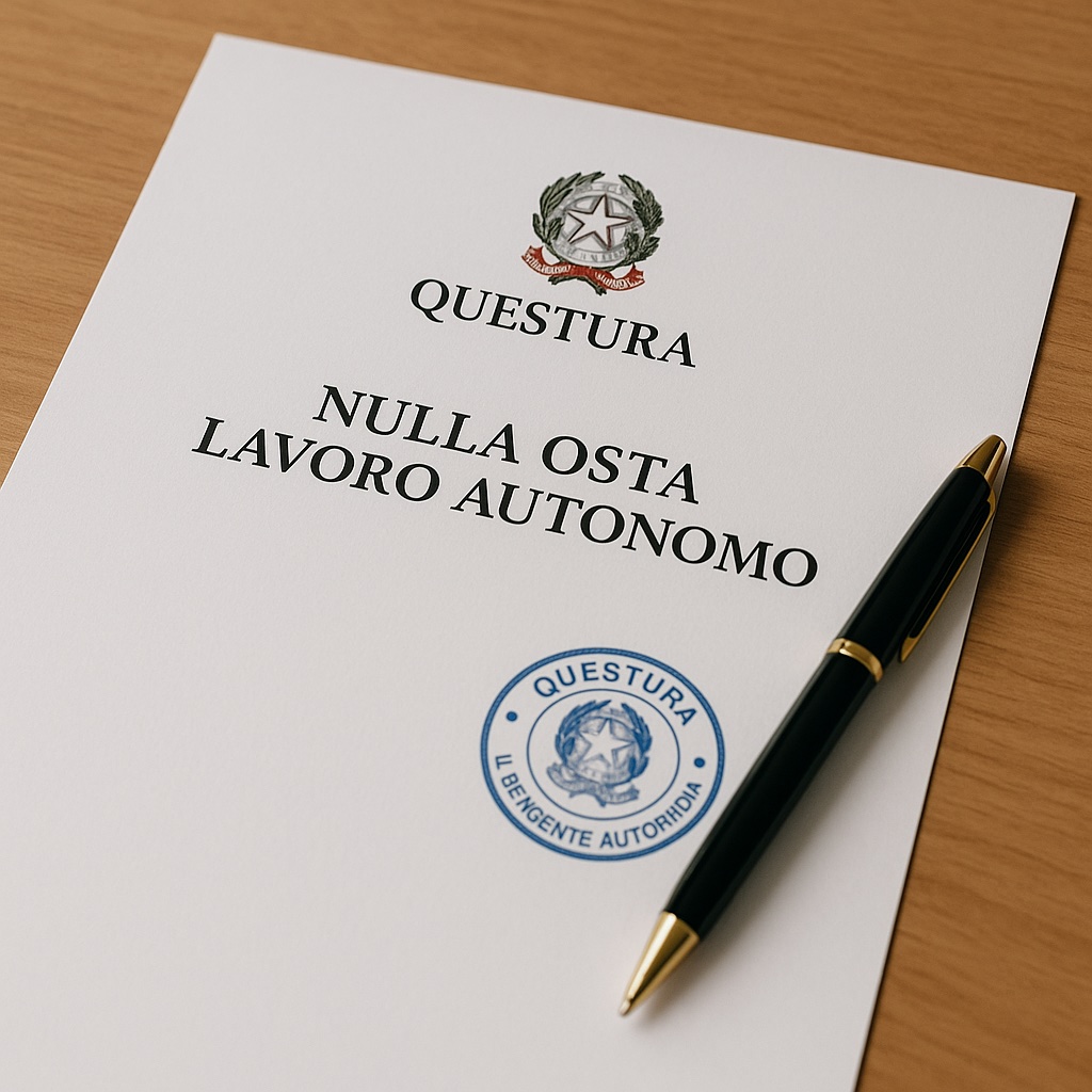 Nulla osta authorisation visual